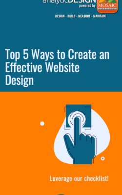 Top 5 Ways to Create an Effective Website Design